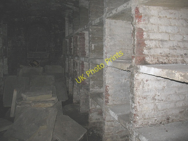 Photo 6"x4" St Dunstan in the West: empty coffin shelves London c2009