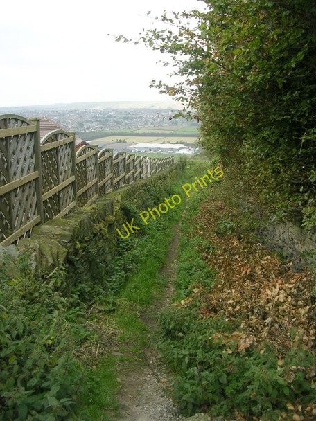 Photo 6"x4" Footpath - Roper Lane Queensbury\/SE0930 c2009