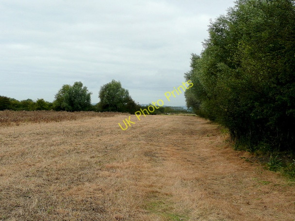 Photo 6"x4" Footpath along this field edge Aston Cross c2009