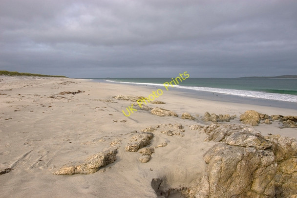 Photo 6"x4" The north beach, Berneray Ruisigearraidh c2009