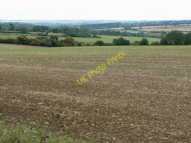 Photo 6"x4" Farmland east of Finstock Finstock c2009