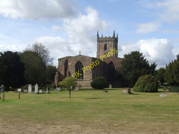 Photo 6"x4" All Saints Church Overley\/SK1615 c2009