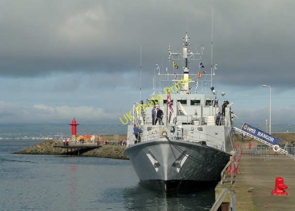 Photo 6"x4" HMS 'Bangor' at Bangor Bangor\/J5081 c2009
