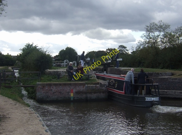 Photo 6"x4" Lock on the River Trent\/Trent and Mersey Canal Overley\/SK1615 c2009