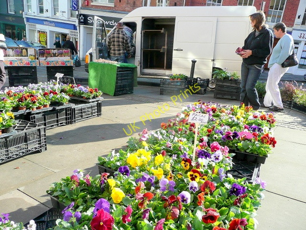 Photo 6"x4" The Plants Man, Ross-on-Wye market Ross-on-Wye c2009