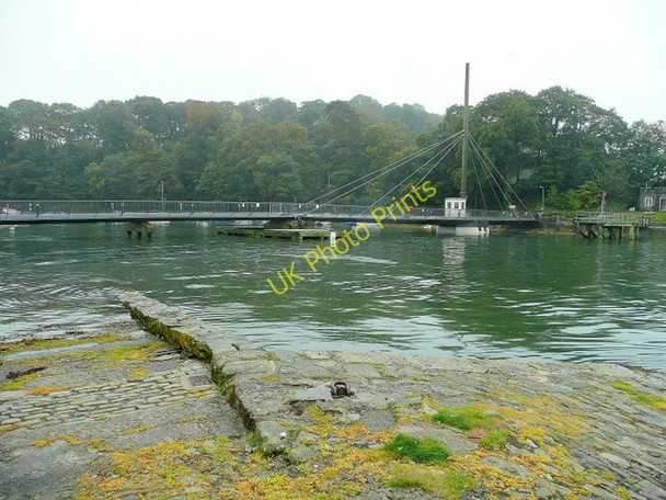 Photo 6"x4" Harbour footbridge, Caernarfon Caernarfon c2009