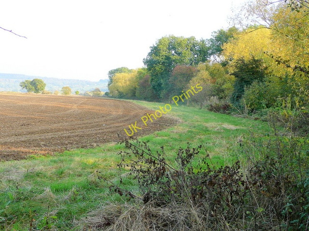 Photo 6"x4" Footpath on a wide field margin Toddington\/SP0332 c2009