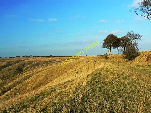 Photo 6"x4" Path around Oliver's Castle, Bromham CP Roundway c2009