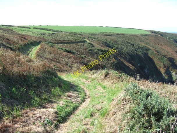 Photo 6"x4" Coast path from Tiklas Point South Hill\/SM8311 c2009