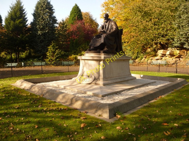 Photo 6"x4" Glasgow: Lord Kelvin statue Glasgow c2009