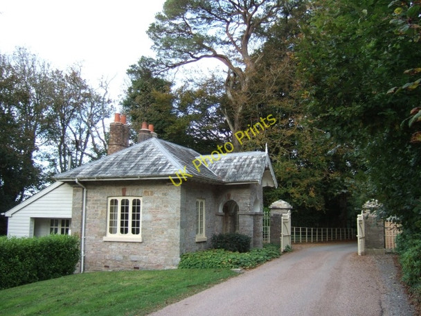 Photo 6"x4" The entrance lodge at Greenway Waddeton c2009