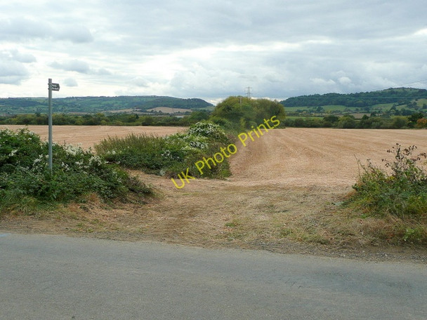 Photo 6"x4" Footpath south-west Little Washbourne c2009