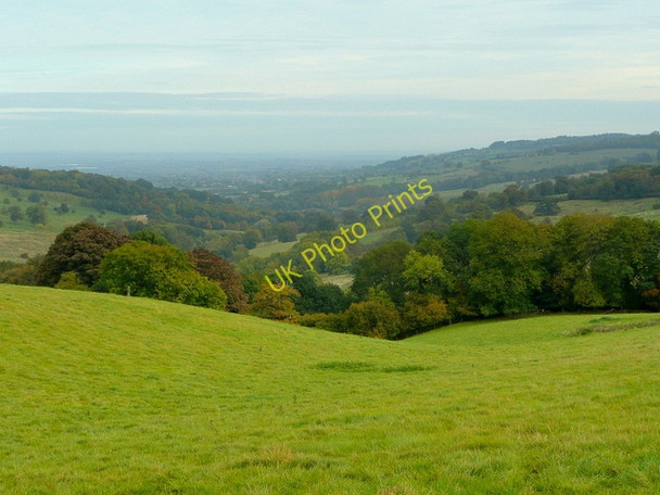 Photo 6"x4" Down the Snowshill valley Snowshill c2009