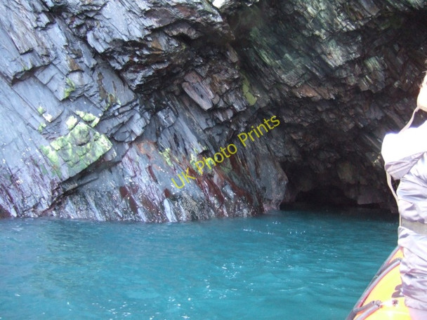 Photo 6"x4" Ogof tarw cave Treginnis c2009