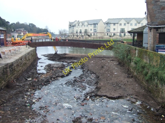 Photo 6"x4" Stream bed, former leat, Exeter quay Exeter c2008