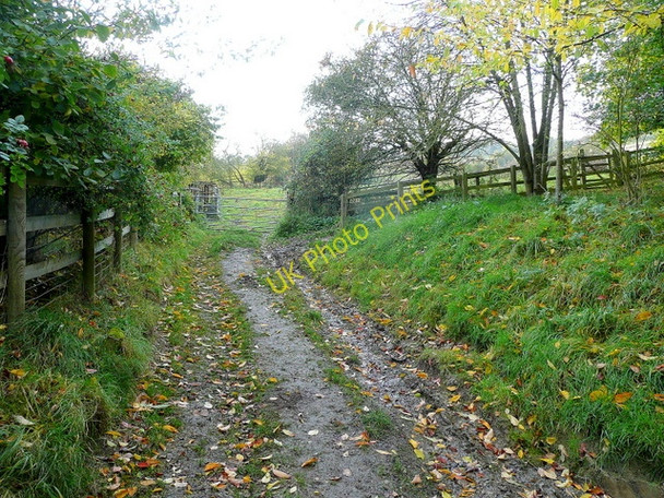 Photo 6"x4" Steep footpath Buckland\/SP0836 c2009