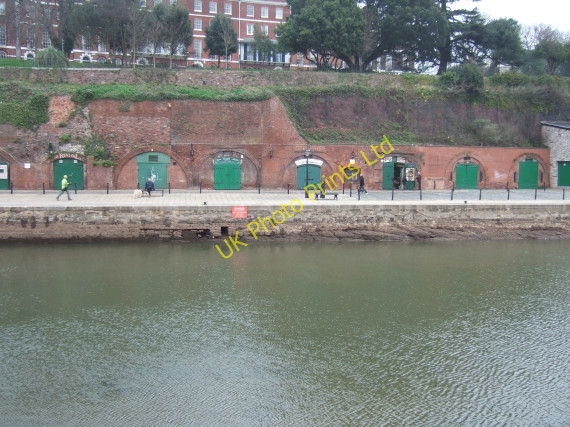 Photo 6"x4" Cellars, Exeter Quay, river with reduced flow Exeter c2008