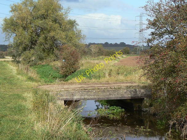 Photo 6"x4" Farm bridge over the Dover Beck Caythorpe\/SK6845 c2009