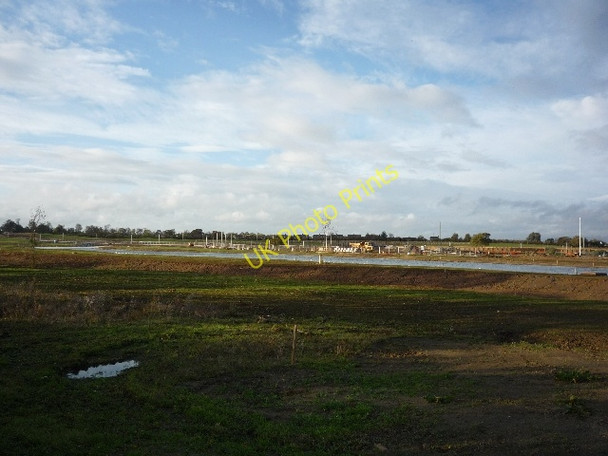 Photo 6"x4" Heslington East lake taking shape Heslington c2009