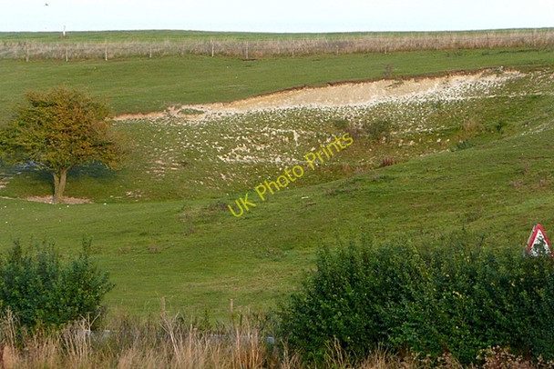 Photo 6"x4" Old chalk pit next to the A338 South Fawley c2009