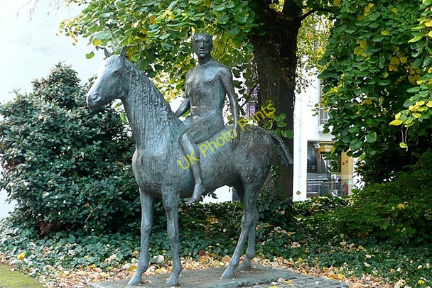 Photo 6"x4" Horse and Rider Winchester c2009