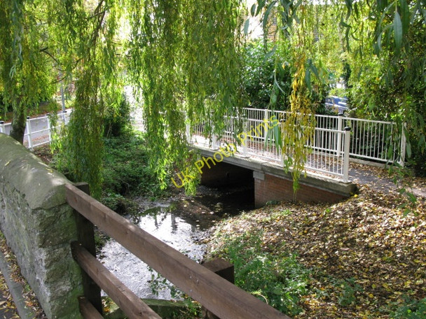 Photo 6"x4" New footbridge over brook, Manor Road Even Swindon c2009