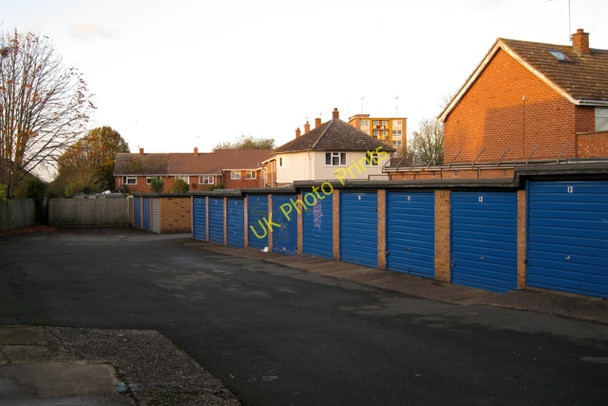 Photo 6"x4" Garage court near The Crest, Lillington Royal Leamington Spa c2009