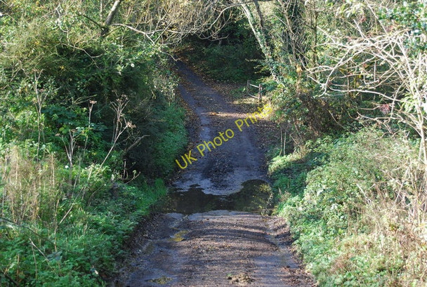 Photo 6"x4" Large puddle on Winfield Lane Basted c2009