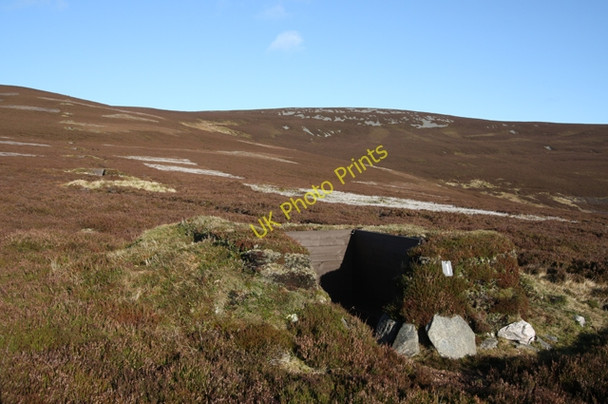Photo 6"x4" Grouse butts on Geal Charn Corgarff c2009
