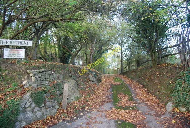 Photo 6"x4" Track to The Retreat off plaxtol Lane Plaxtol c2009