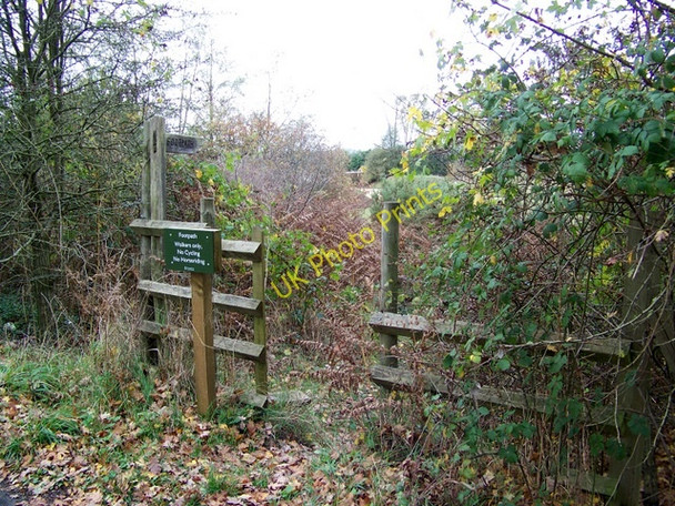 Photo 6"x4" Footpath near Sleaford Sleaford\/SU8038 c2009