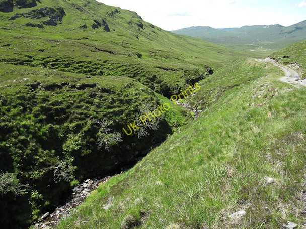 Photo 6"x4" Slight gorge along Allt Coire na Sorna Coire na Sorna c2009