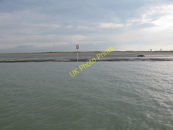 Photo 6"x4" Mud and sand bank of the River Stour Ramsgate c2009