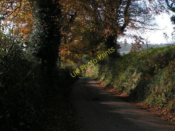 Photo 6"x4" Lane to Silverton Mill Ellerhayes c2009