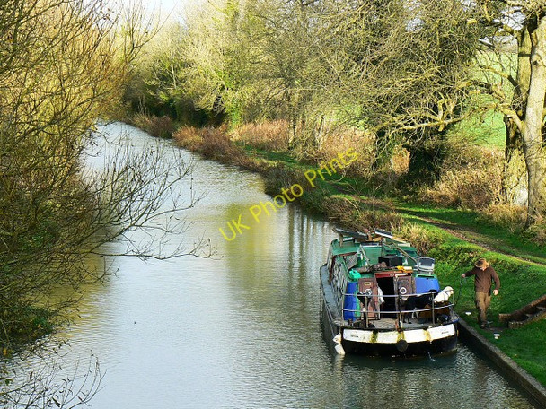 Photo 6"x4" Boat on the Kennet and Avon canal, near Crofton Great Bedwyn c2009