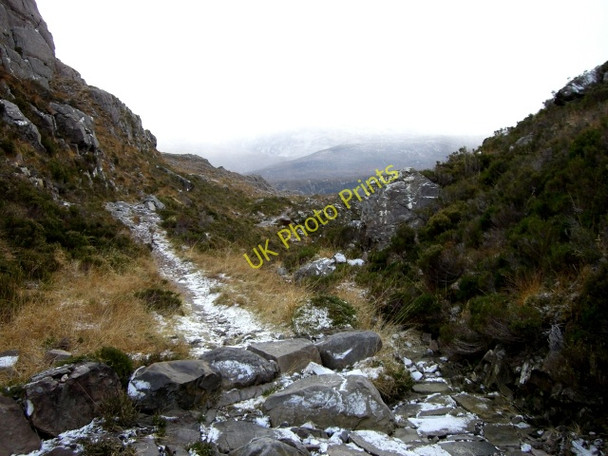 Photo 6"x4" The Coire Lair path, at the ford Lair\/NH0148 c2009