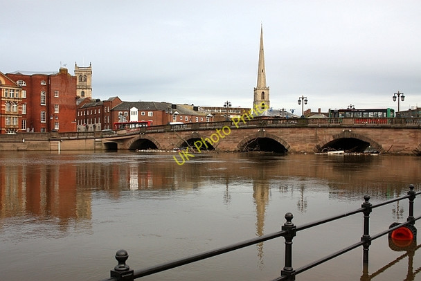 Photo 6"x4" Worcester Bridge Worcester c2009