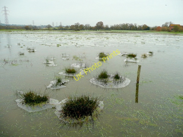 Photo 6"x4" Clyst floodplain 2 Clyst St Mary c2009