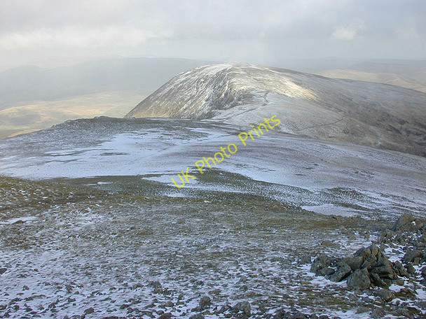 Photo 6"x4" The main ridge of Cadair Idris, in snow Minffordd\/SH7311 c2000