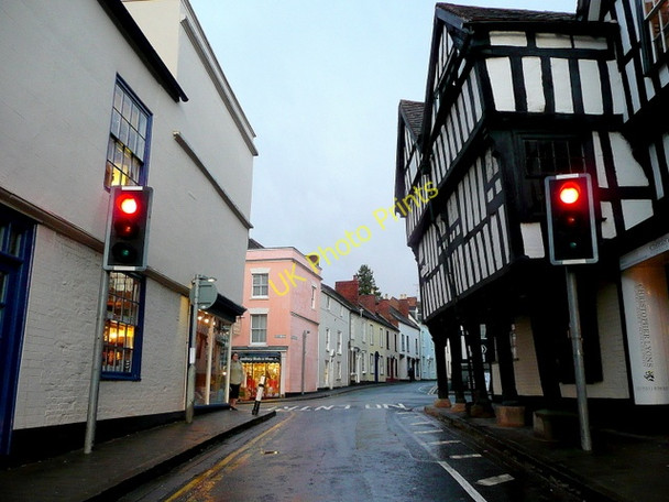 Photo 6"x4" Ledbury traffic lights Ledbury c2009