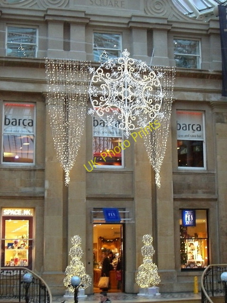 Photo 6"x4" Christmas in Princes Square Glasgow c2009