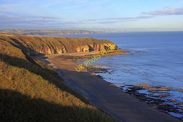 Photo 6"x4" Durham Coast Cliffs Blackhall Rocks c2009