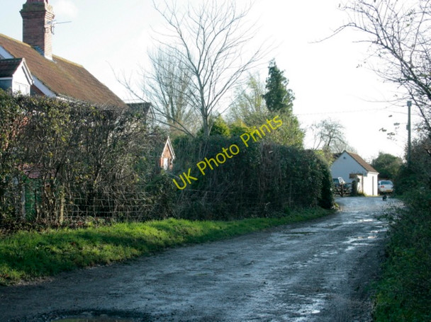 Photo 6"x4" 2009 : Lane and footpath near Little Bowerhill Farm Seend Head c2009