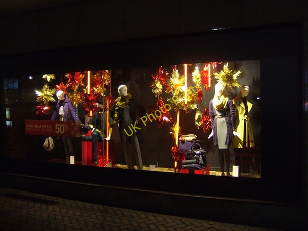 Photo 6"x4" Christmas display - House of Fraser - Corporation Street Birmingham c2009