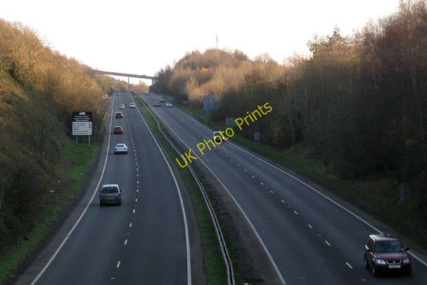 Photo 6"x4" A380 past Kingsteignton Kingsteignton c2009