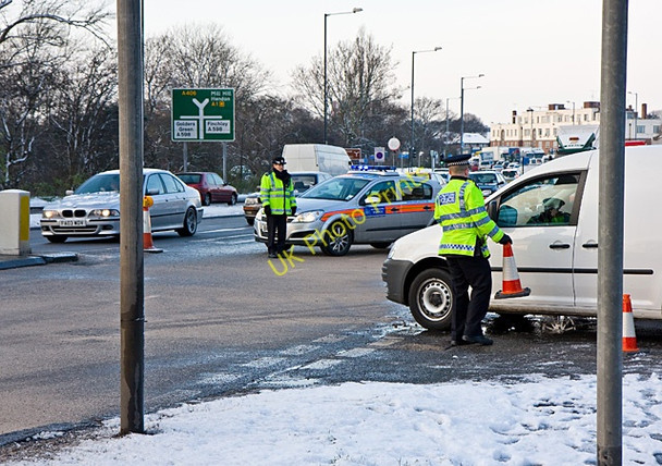 Photo 6"x4" Road Closed Hendon\/TQ2389 c2009
