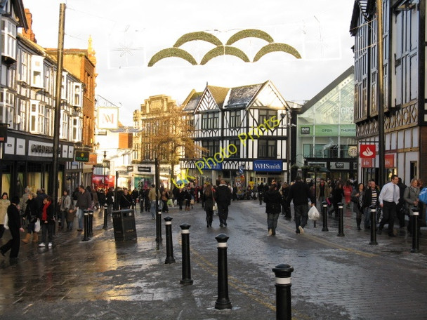 Photo 6"x4" Christmas Shopping, Wigan Wigan c2009