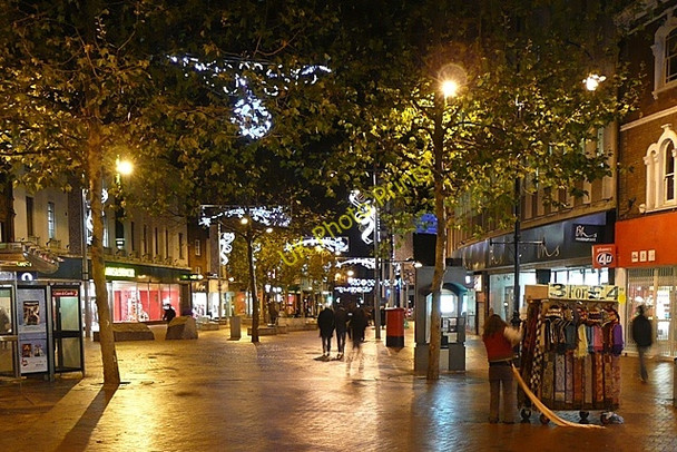 Photo 6"x4" Broad Street looking east Reading c2009