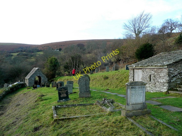 Photo 6"x4" St. Issui's churchyard, Partrishow Partrishow c2009