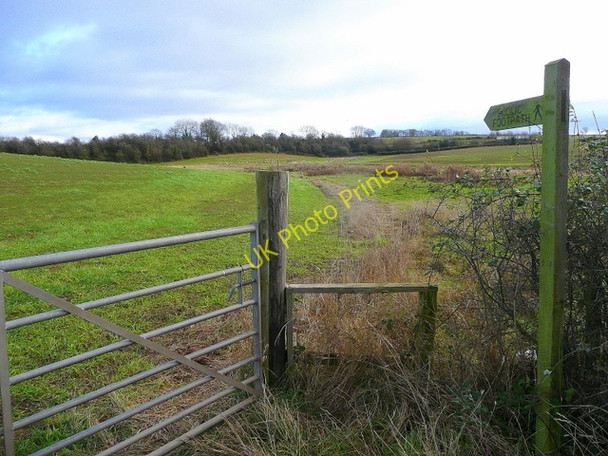 Photo 6"x4" Footpath to Bury Hill 2 Pontshill c2009